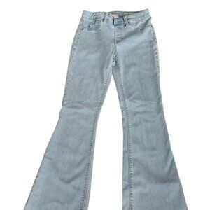 WOMEN LIGHT BLUE LAURIE FELTON FLARE JEANS SZ XS INSEAM 30.5